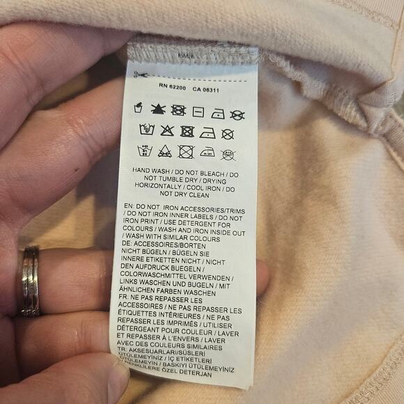 Fenty x Puma Rihanna Light Pink Corset Hoodie Sweatshirt sz Medium Streetwear - Picture 4 of 9